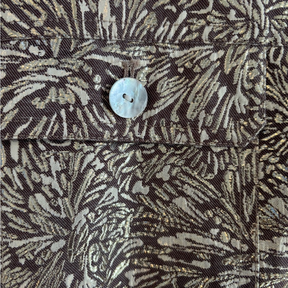 Ruby Rd. Brown And Cream Patterned Jacket Size 20 - image 4